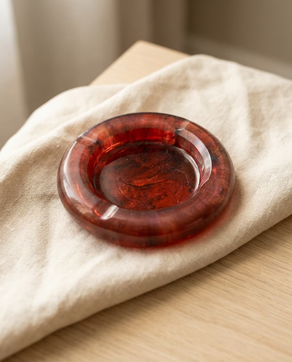 Пепелник "Red Velvet" — Ръчна изработка