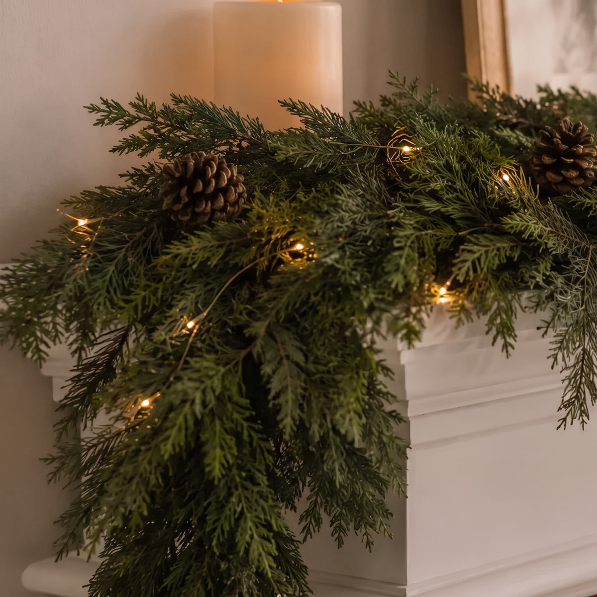 Real Touch Cedar Garland