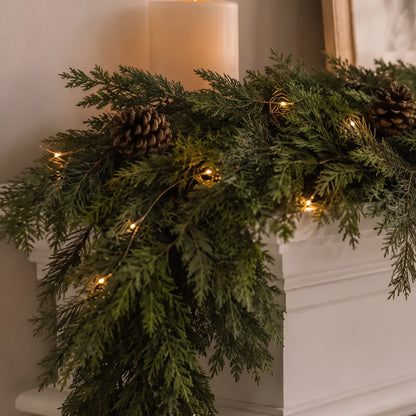 Real Touch Cedar Garland